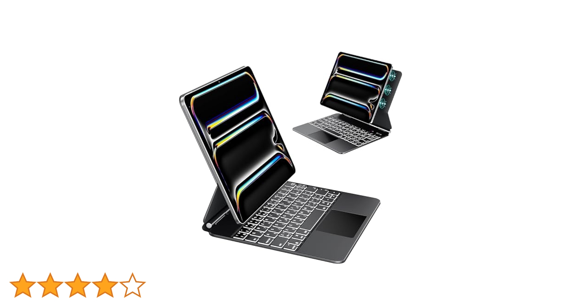 【極美品】Apple 純正 Magic Keyboard 13インチ用 日本語 Apple純正 iPad Proキーボード付ケース 13インチ（M4）用 Magic